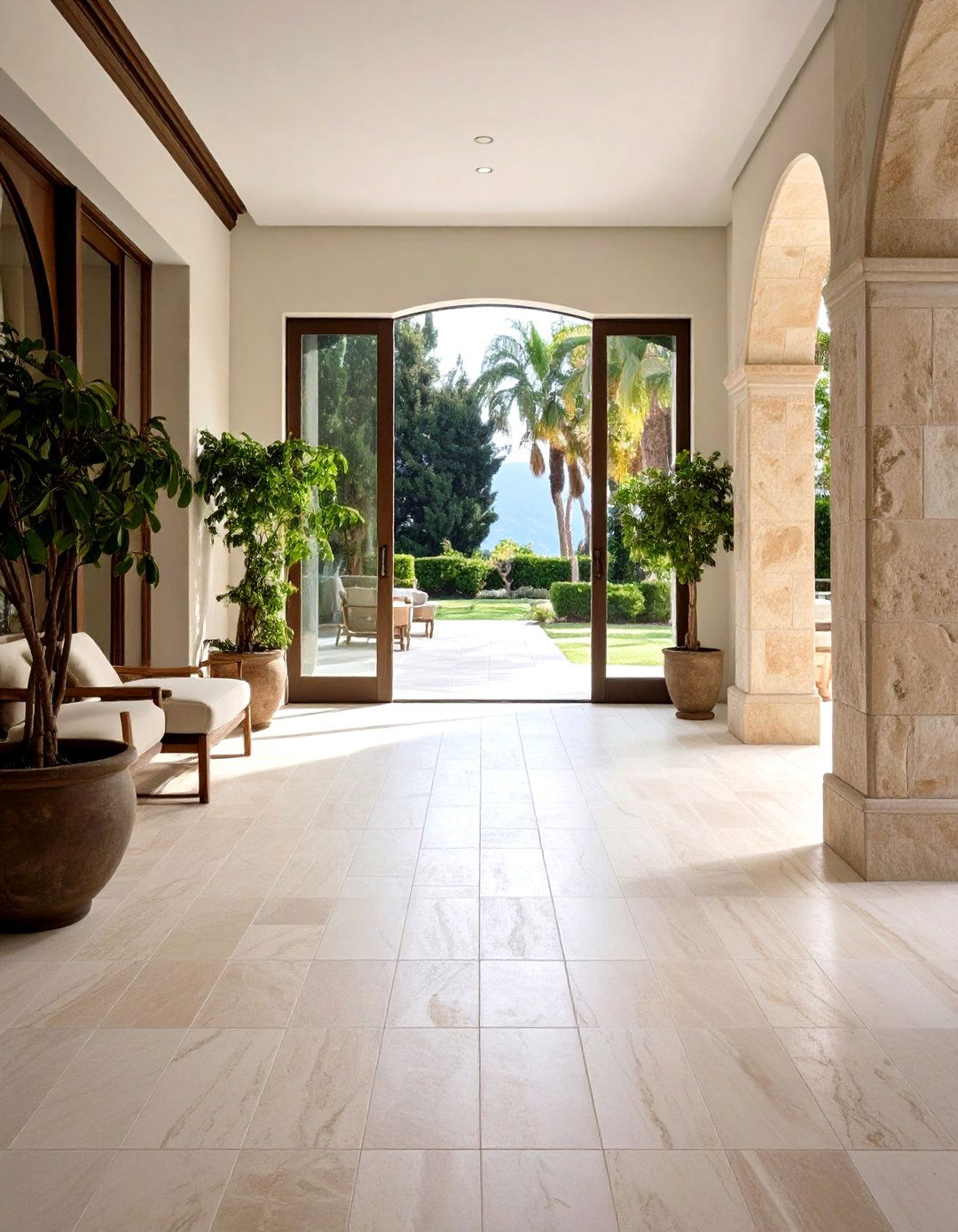 Stone Look Ceramic Tiles - 20 Small Entryway Tile Floor Ideas