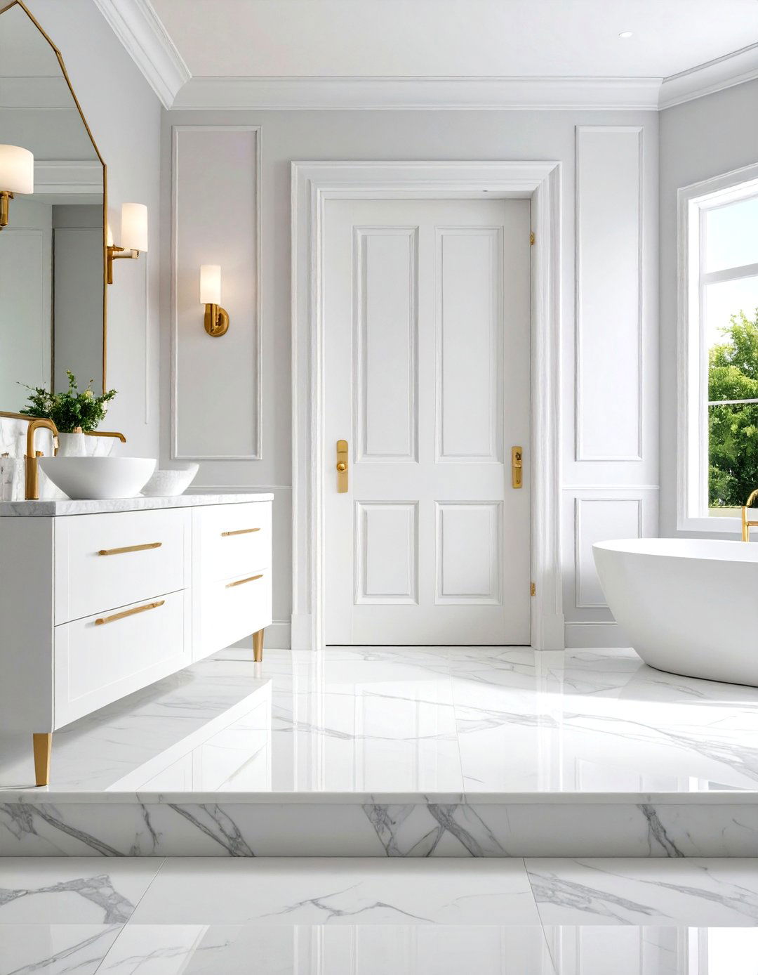 Stone Thresholds and Door Surrounds - 20 Stone Bathroom Ideas
