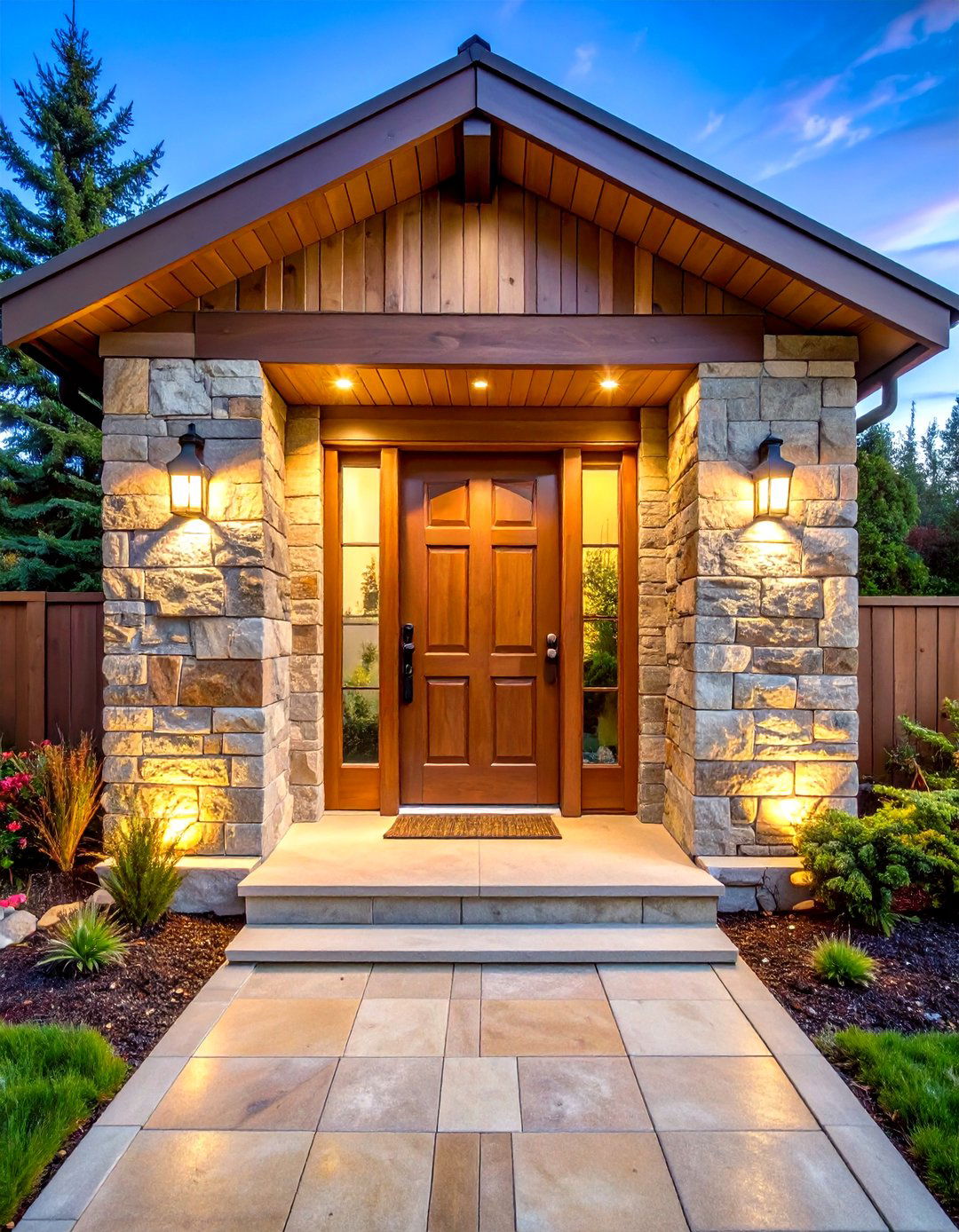 Stone Veneer Accent Walls - 20 Stone Porch Ideas