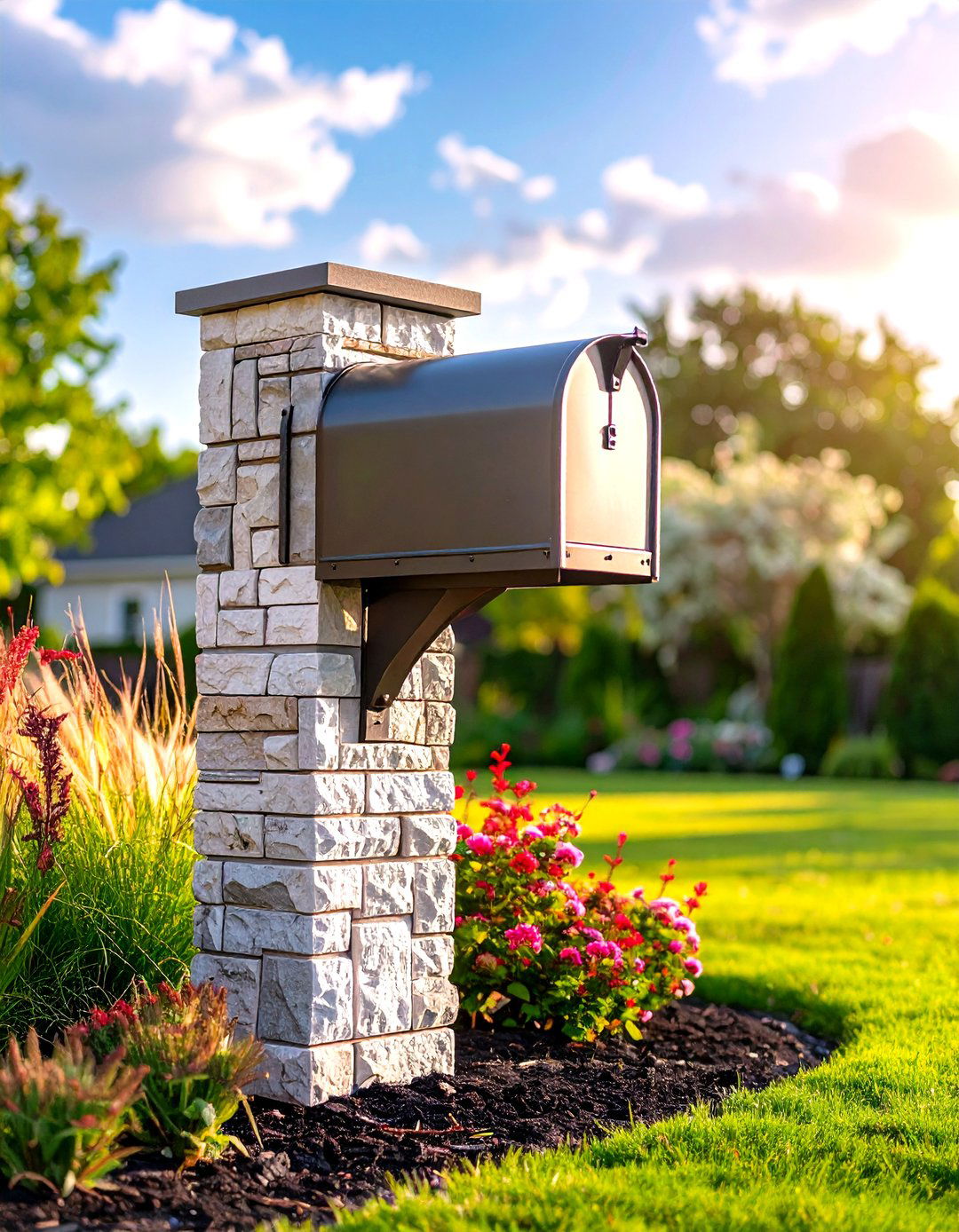 Stone and Masonry Mailbox Decor - 20 Mailbox Decor Ideas