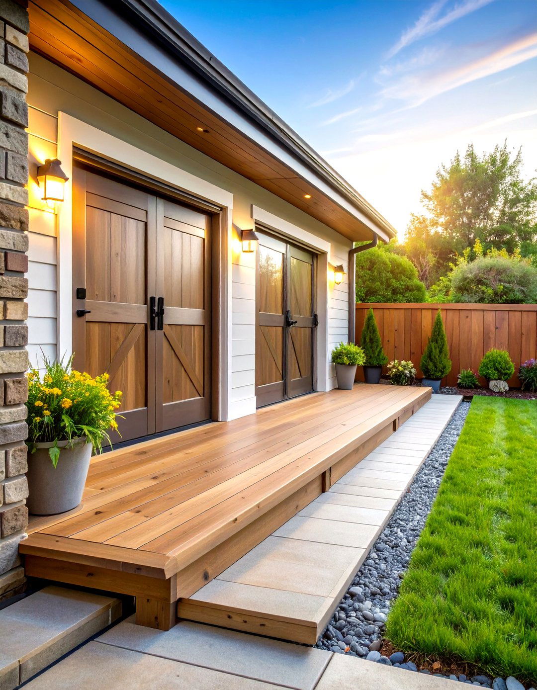 Storage Access Door Deck Skirting - 20 Deck Skirting Ideas