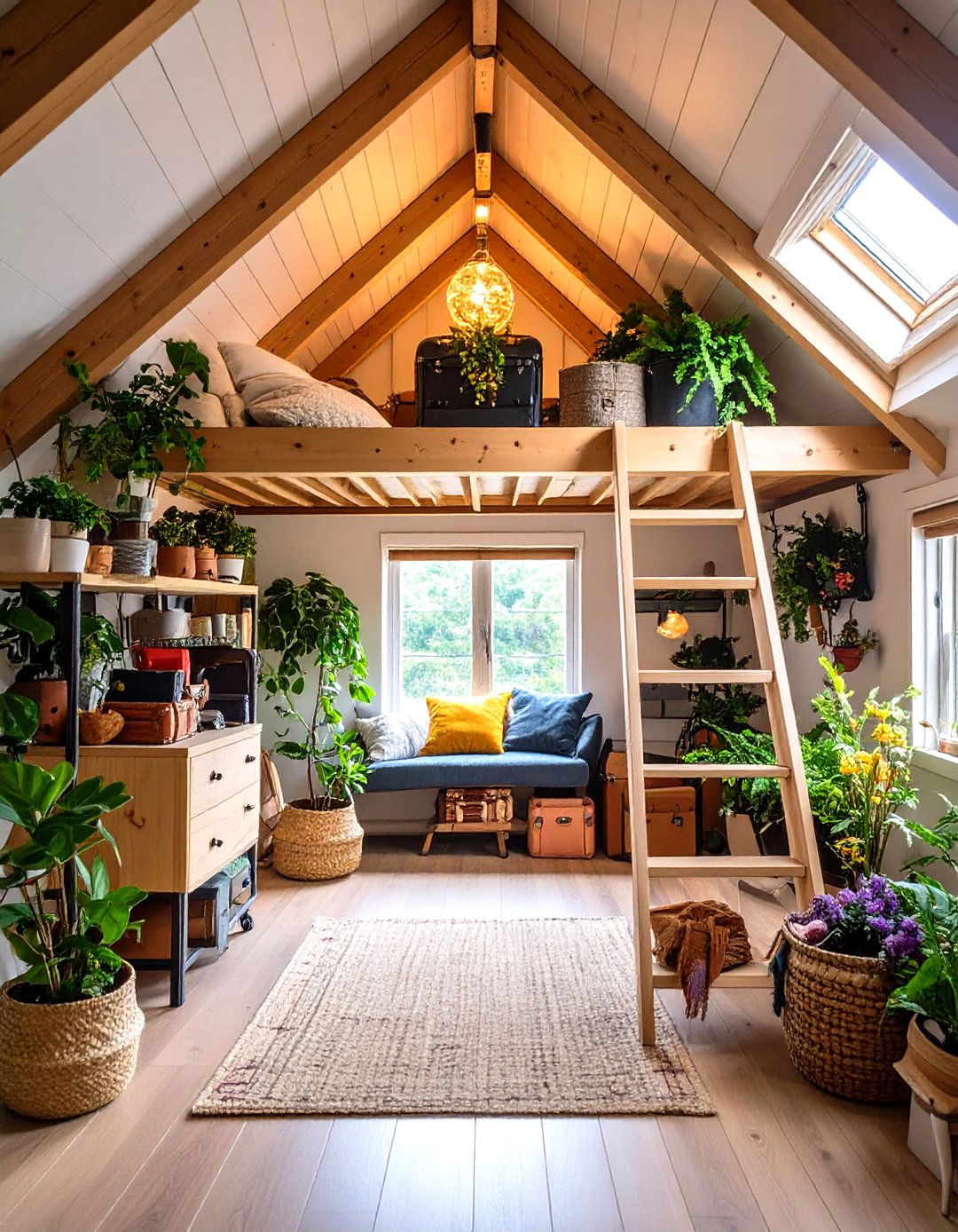 Storage Lofts - 20 Tiny House Storage Ideas