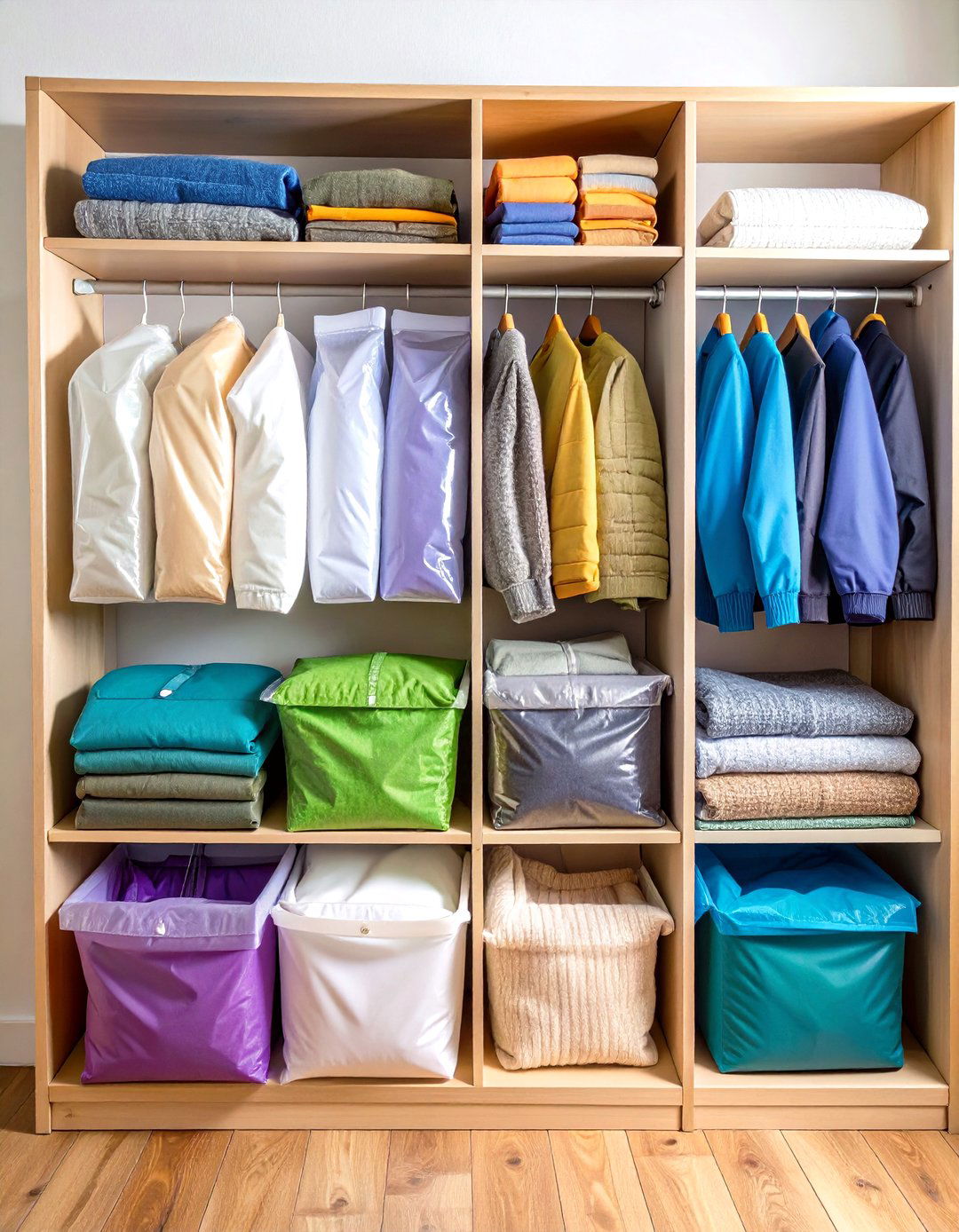 Storage Ottoman with Cedar Inserts - 20 sweater storage ideas