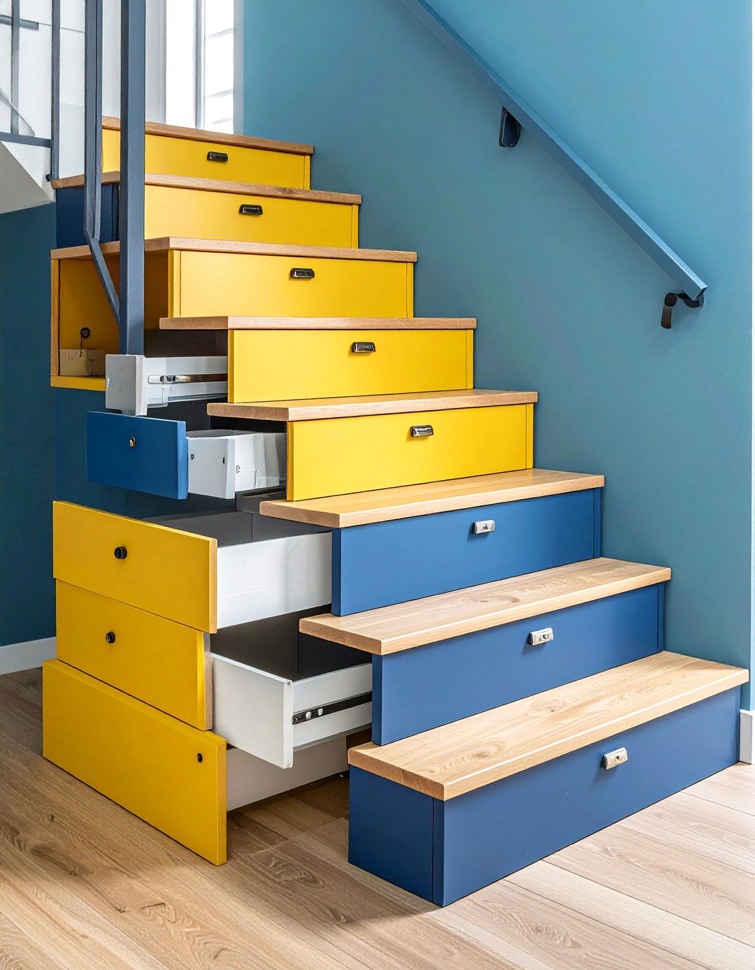 Storage Savvy Front Steps - 20 Front Step Ideas