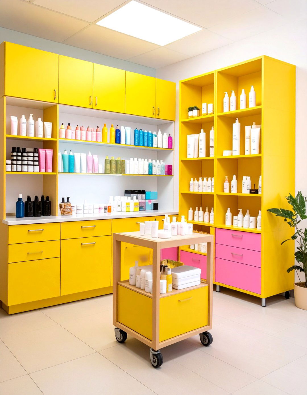Storage Solutions for Organized Facial Rooms - 20 Facial Room Ideas