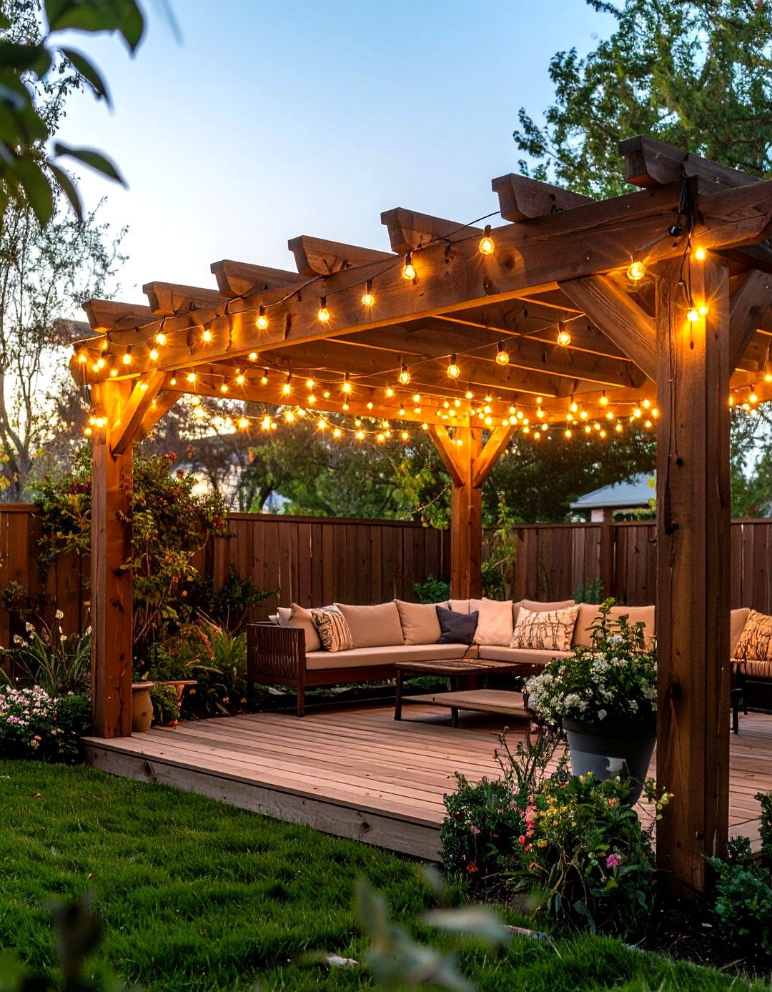 String Lights - 20 Small Patio Ideas