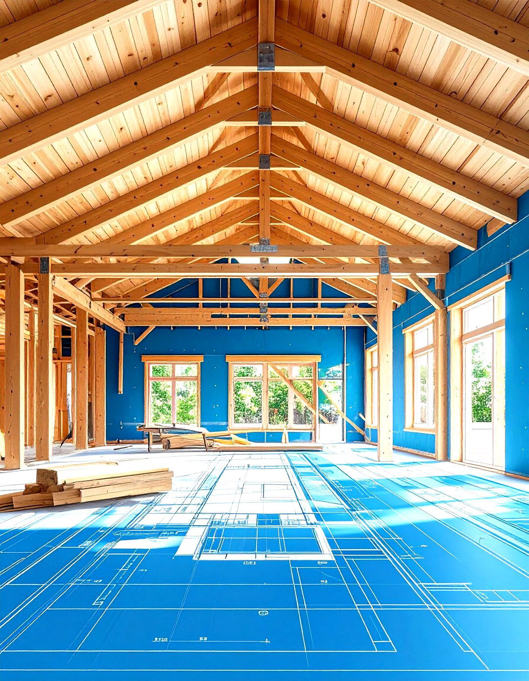 Structural Considerations - 20 Vaulted Ceiling With Beams