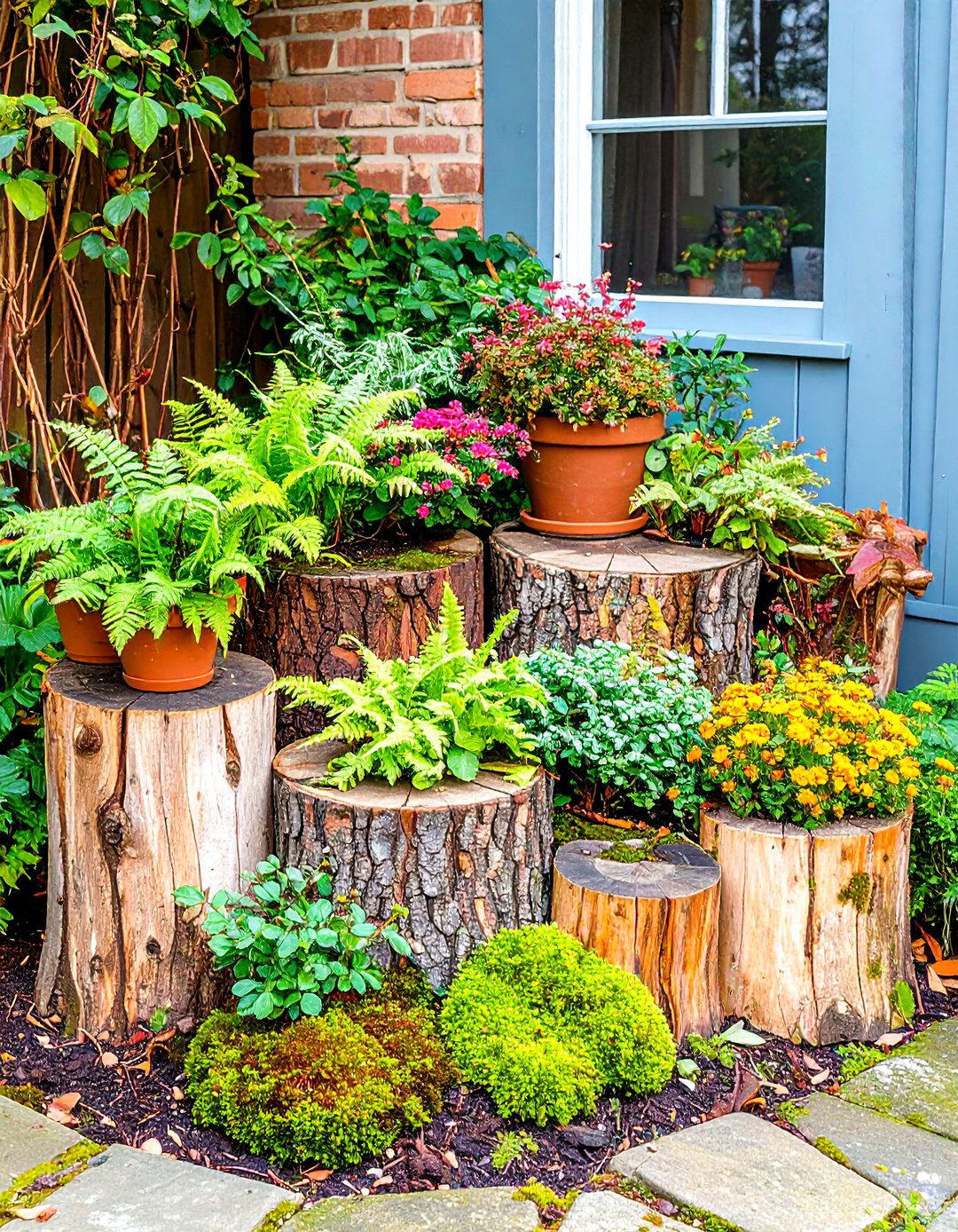 Stumperies with Ferns and Mosses - 20 Victorian Front Garden Ideas