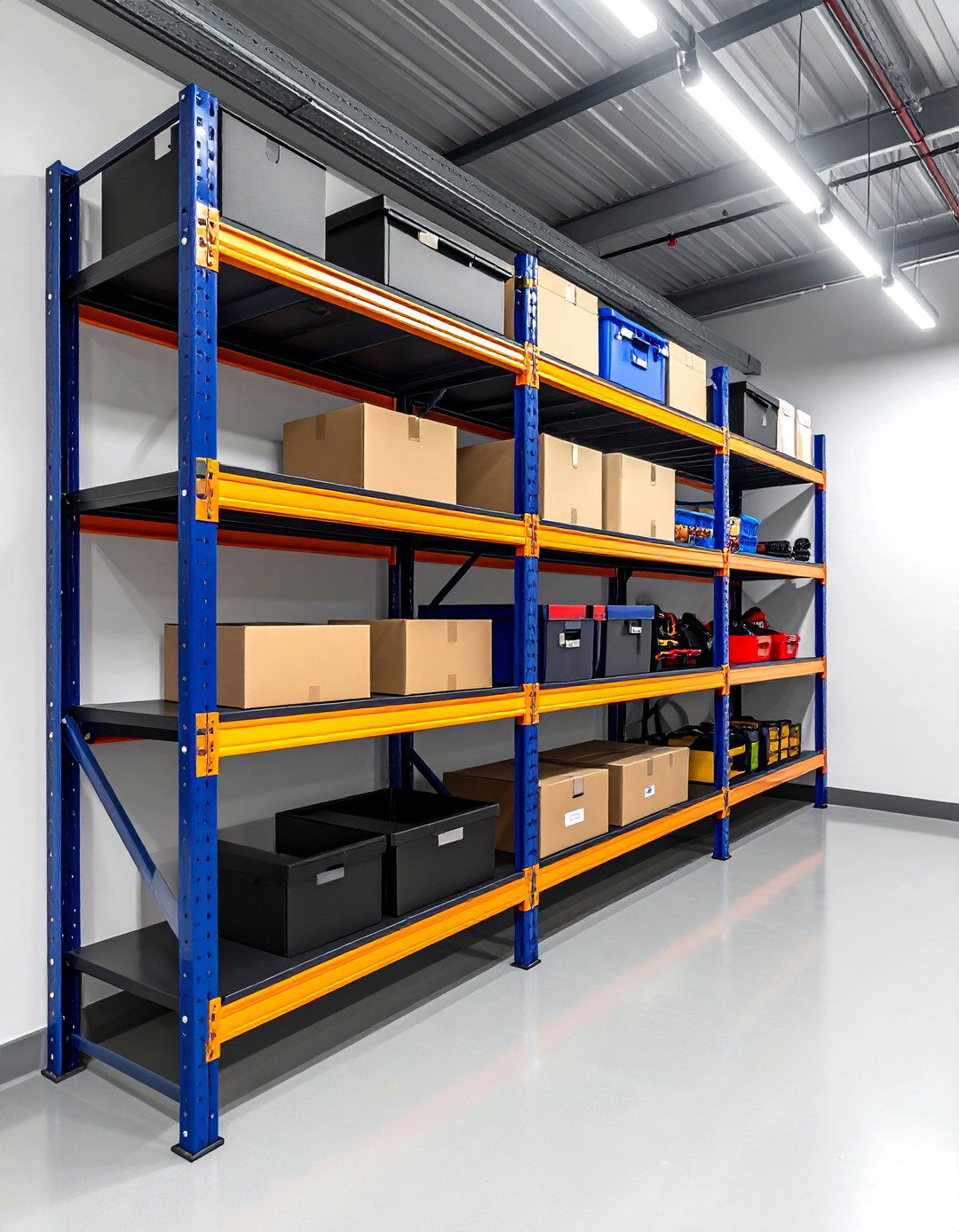 Sturdy Wall Mounted Garage Shelving That Saves Floor Space - 20 Garage Shelving Ideas