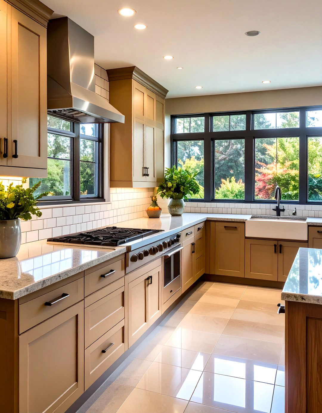 Subway Tile Backsplashes That Let Granite Shine - 20 Granite Kitchen Countertop Ideas