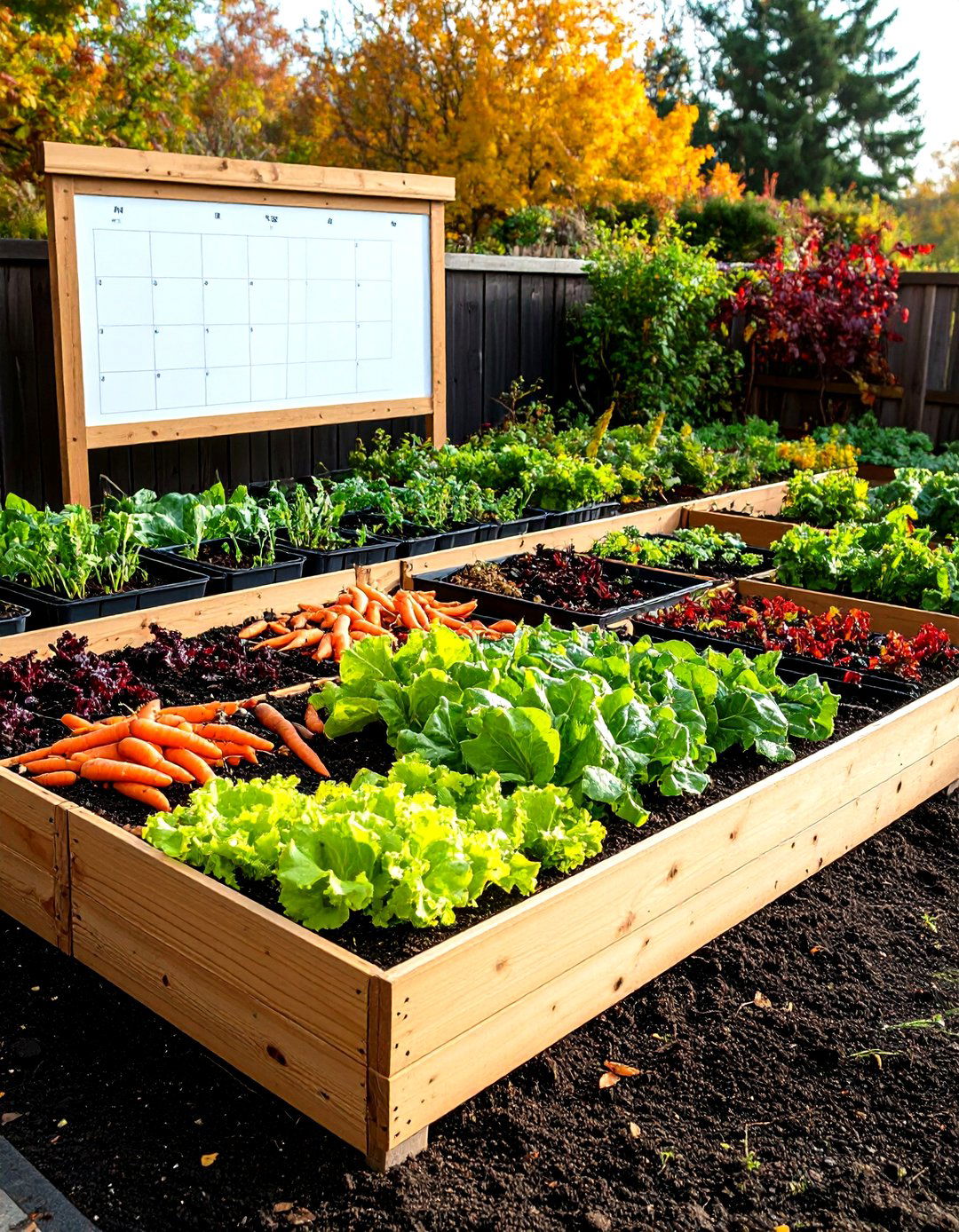 Succession Planting Garden Layout for Continuous Harvests - 20 Garden Layout Ideas