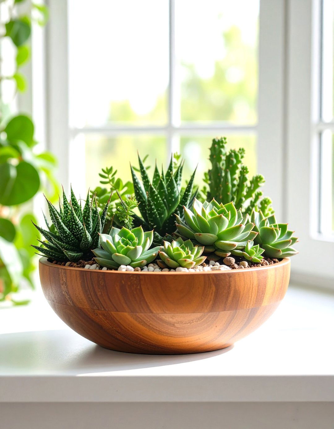 Succulent Dough Bowl Terrarium - 20 Dough Bowl Decor Ideas