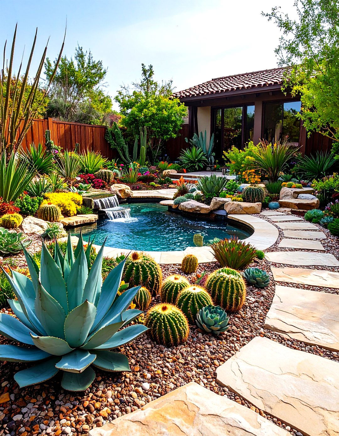 Succulent Mediterranean Garden - 20 Mediterranean Garden Ideas