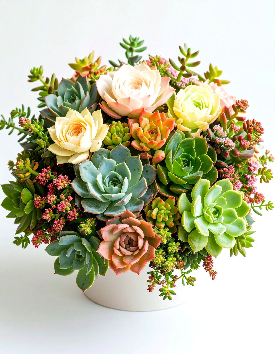 Succulent Modern Wedding Bouquet - 20 Wedding Bouquet Ideas