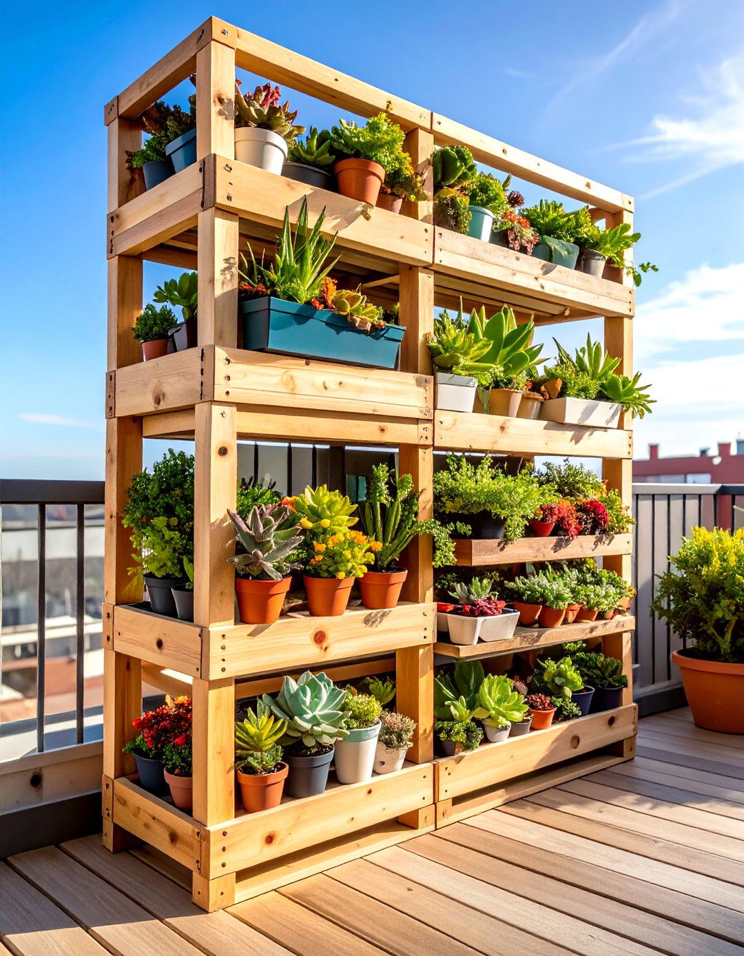 Succulent Pallet Garden - 20 Vertical Pallet Garden Ideas