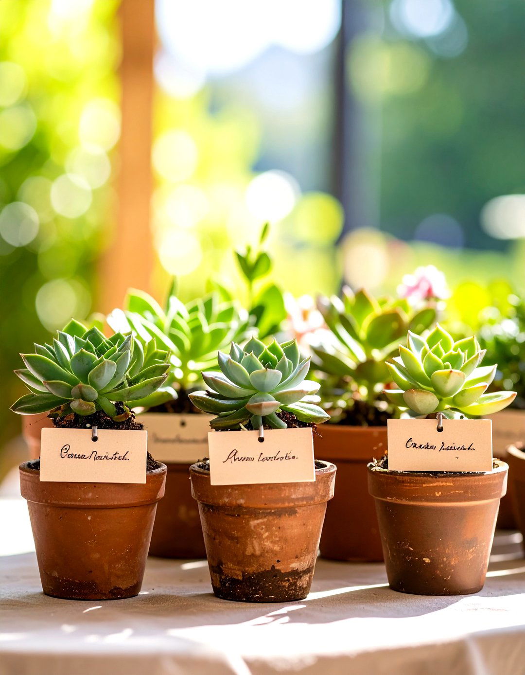 Succulent Plant Wedding Favors in Decorative Pots - 20 Wedding Favors Ideas