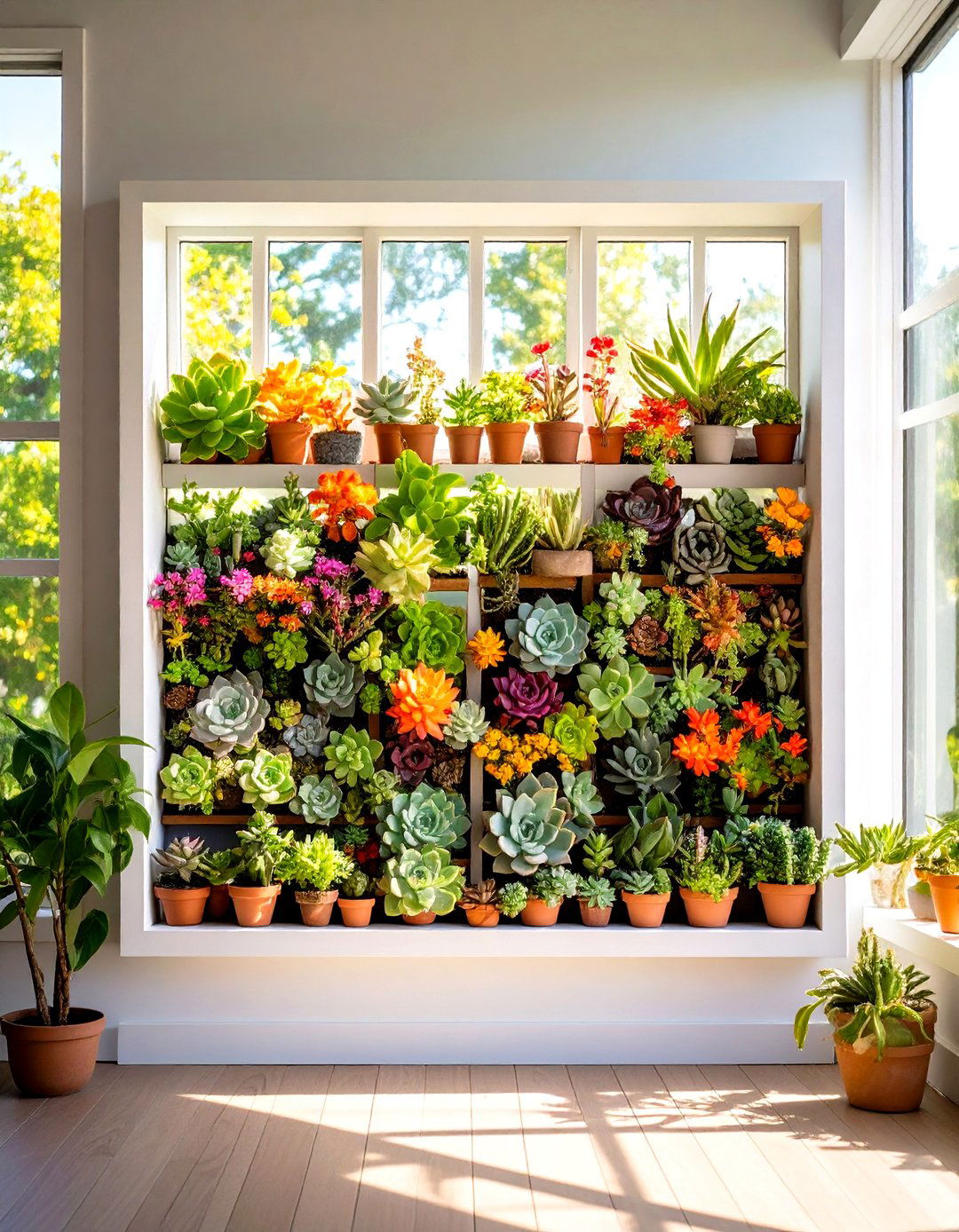 Succulent Wall Frames - 20 Vertical Garden Ideas