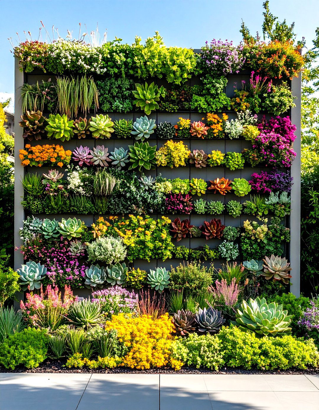 Succulent Walls - 20 Small Garden Ideas