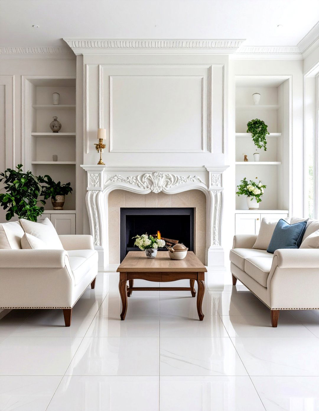 Sullivanesque Relief Tiles for Subtle Drama - 20 Craftsman-style Fireplace Ideas