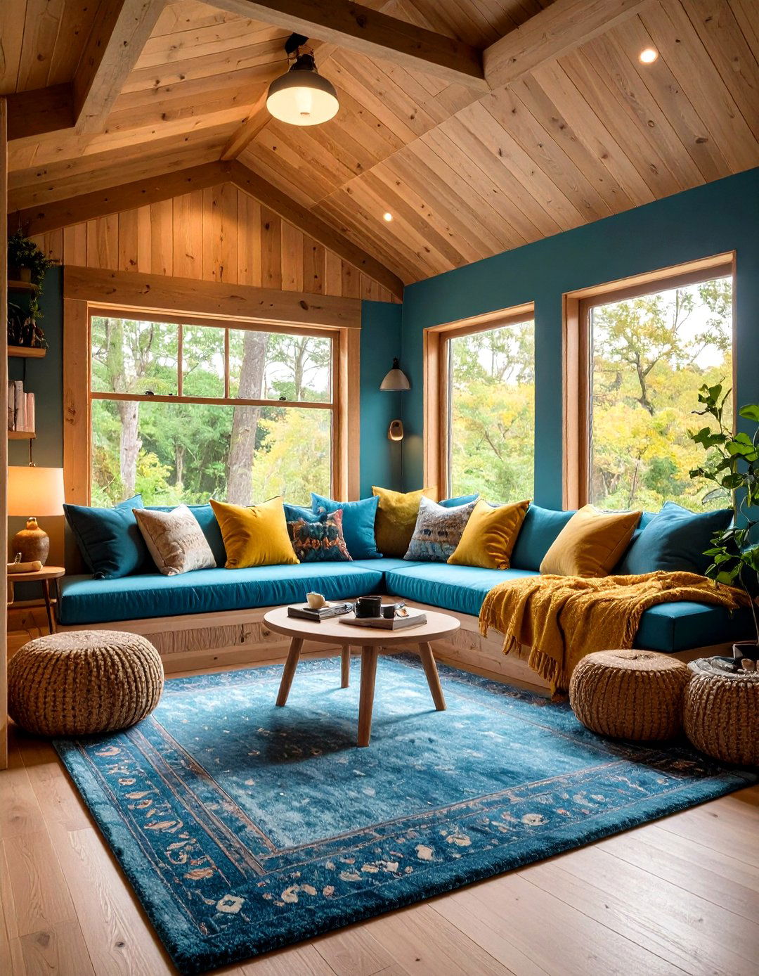 Sunken Reading Nook - 20 Sunken Living Room Ideas