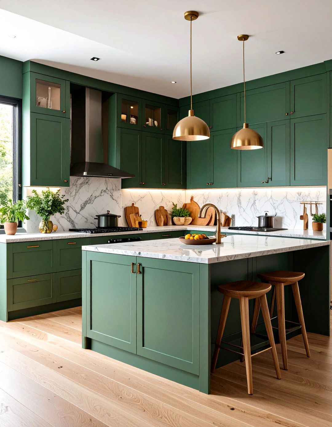 Sunset Ombre Colorful Kitchen Drama - 20 Colorful Kitchen Ideas
