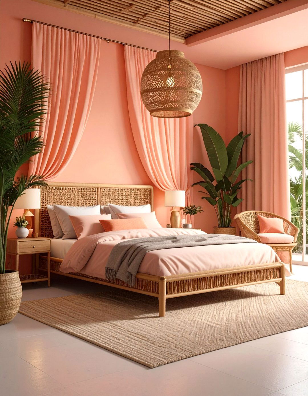 Sunset Sanctuary Tropical Bedroom - 20 Tropical Bedroom Ideas