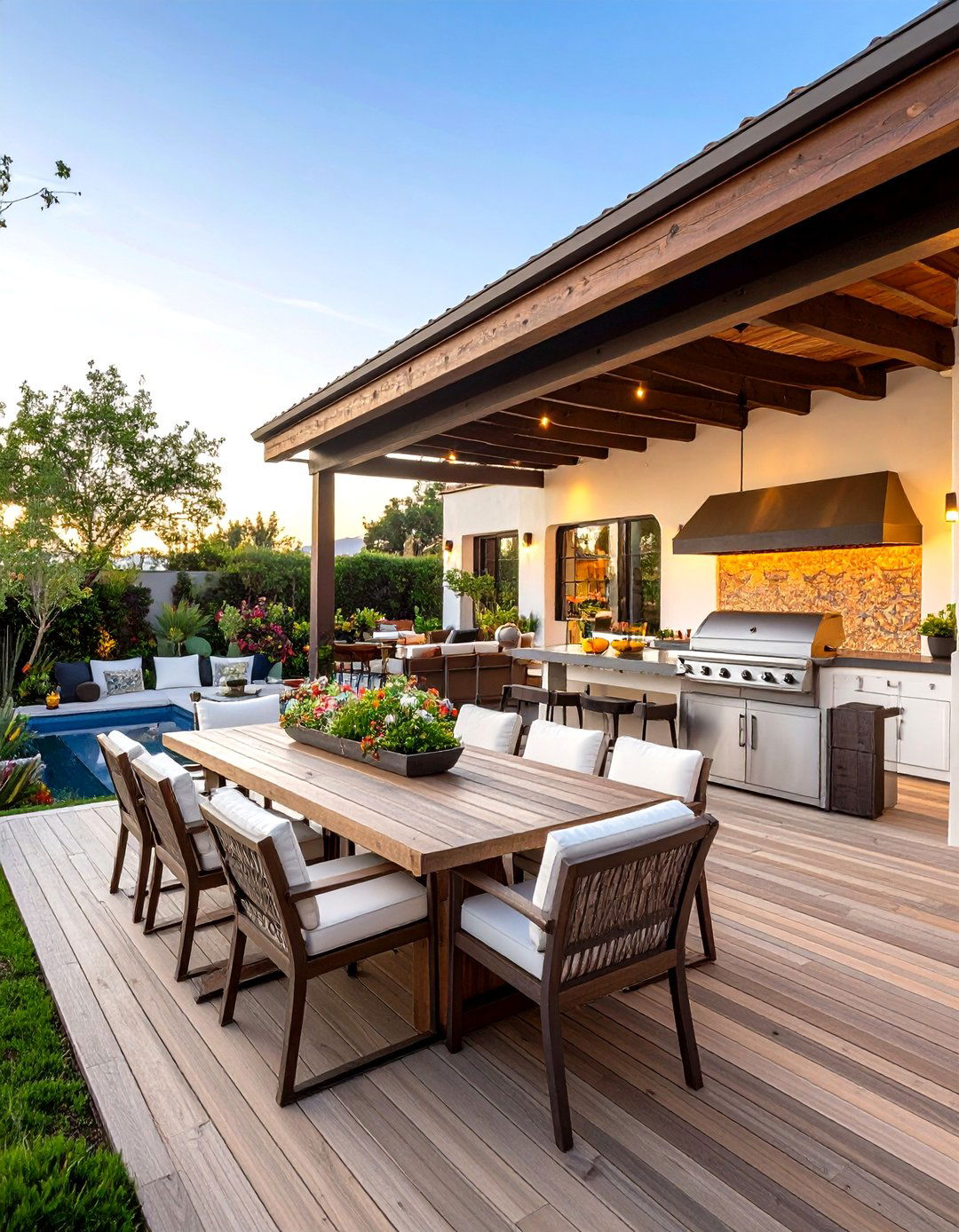 Sunset Terrace Mexican Outdoor Kitchen - 20 Mexican Outdoor Kitchen Ideas
