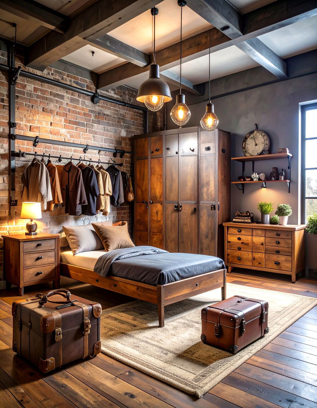 Superhero Boys Room with City Skyline - 20 Boys Room Ideas