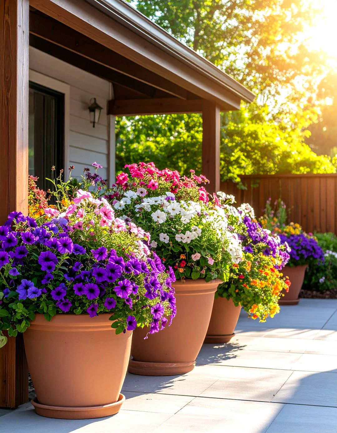 Supertunia Petunia Outdoor Plants for Patio Displays - 20 Outdoor Plants for Patio