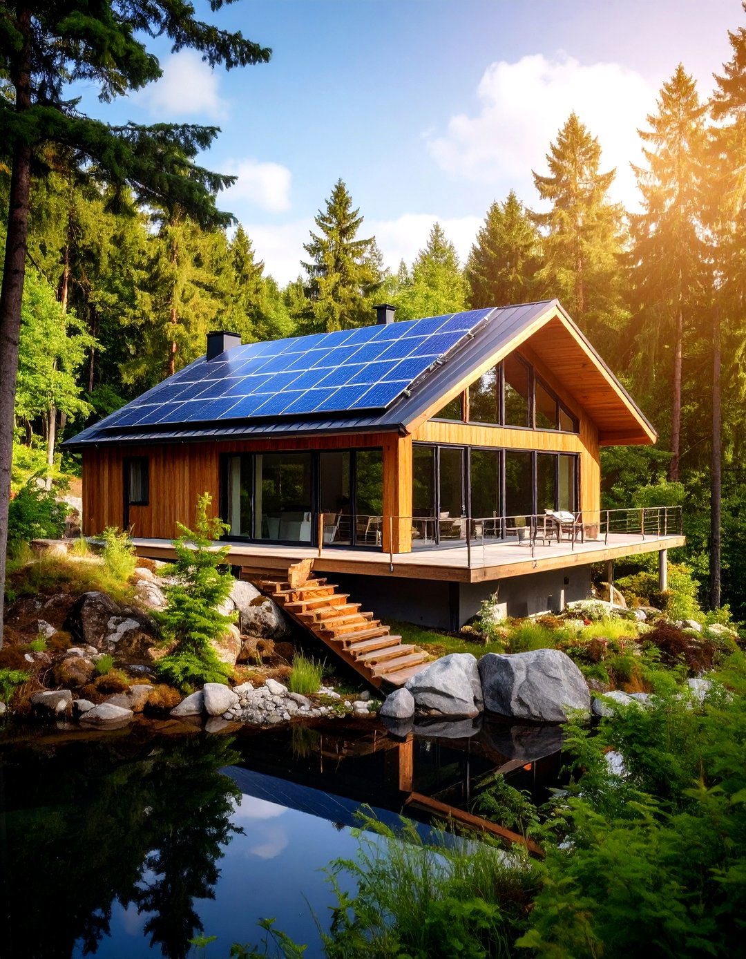 Sustainability Credentials - 20 Forest Green House With Black Trim