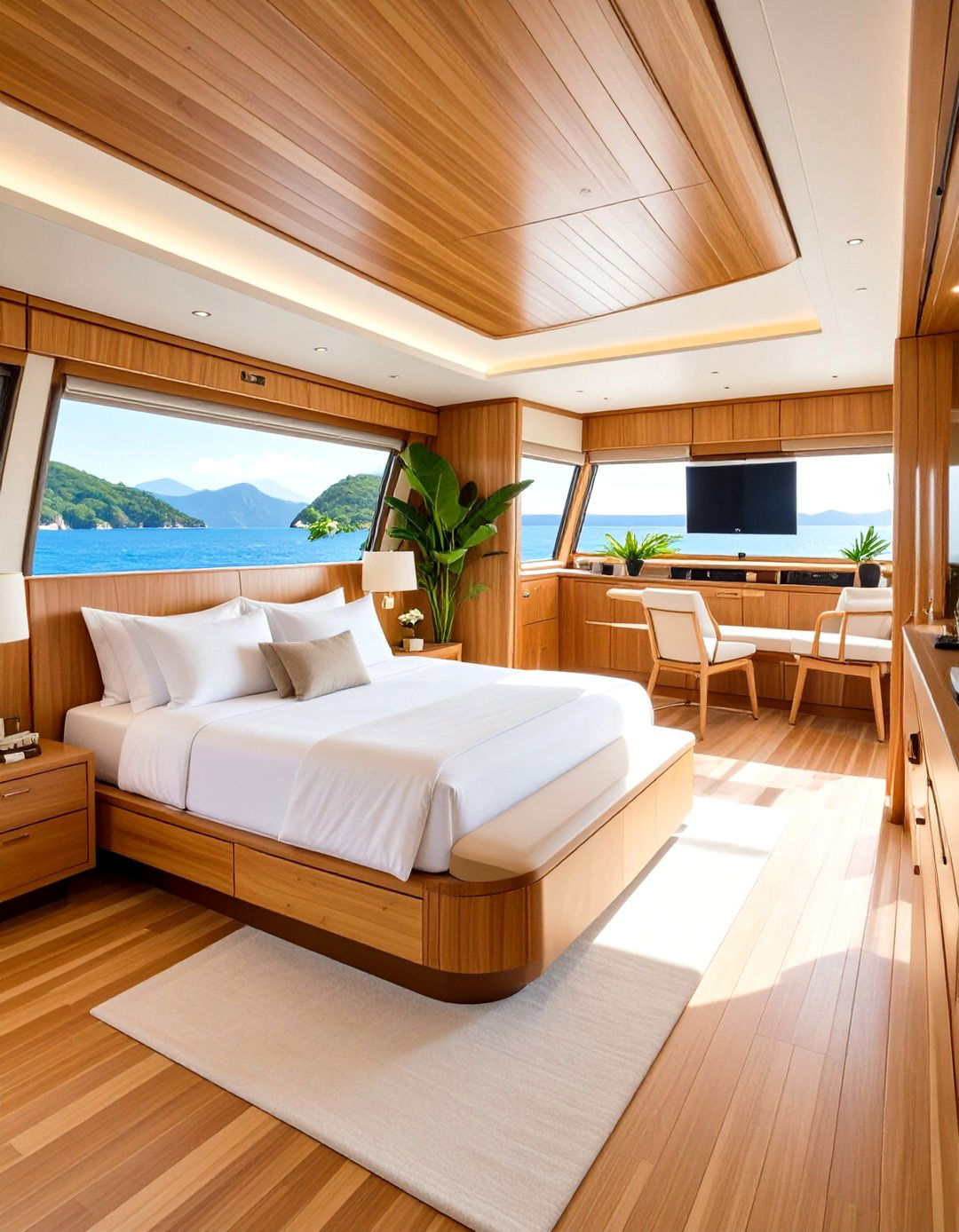 Sustainable Bamboo Yacht Bedroom - 20 yacht bedroom ideas