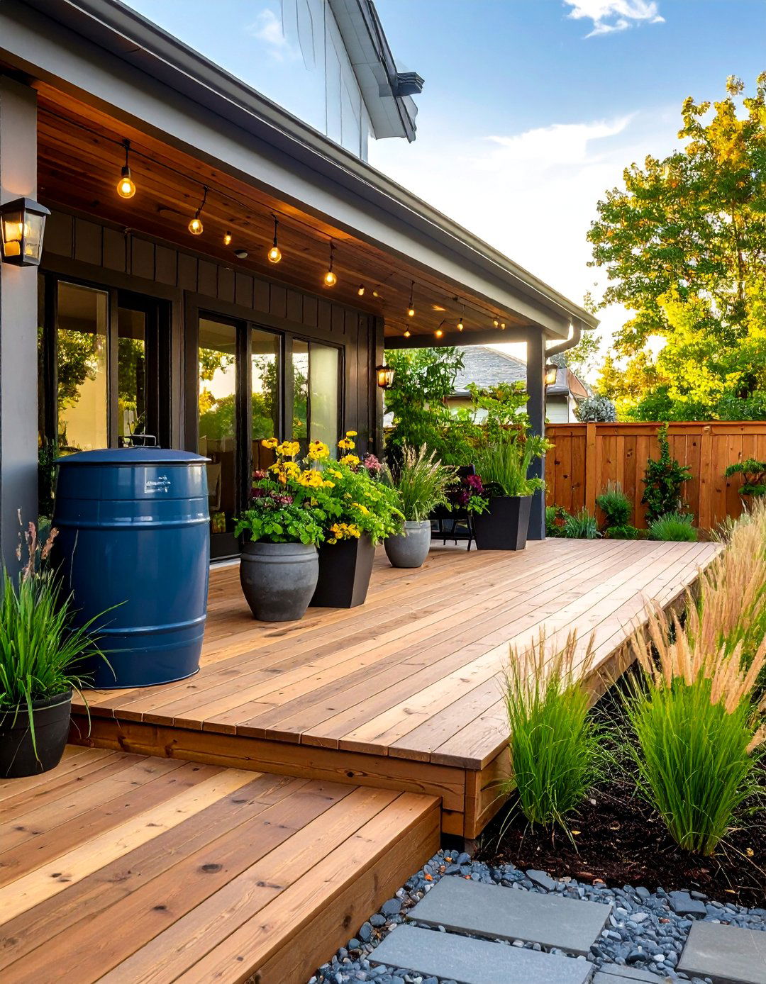 Sustainable Barndominium Front Porch with Eco Friendly Features - 20 Barndominium Front Porch Ideas