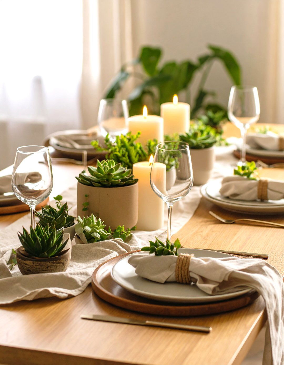 Sustainable Dining Table Decor with Natural Materials - 20 Dining Table Decor Ideas