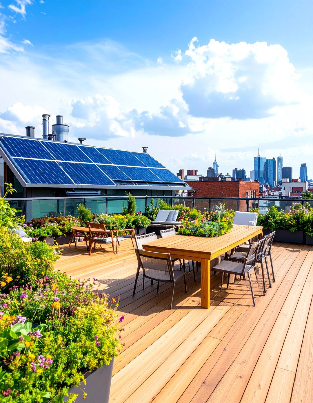 Sustainable Eco Friendly Rooftop Deck - 20 Rooftop Deck Ideas