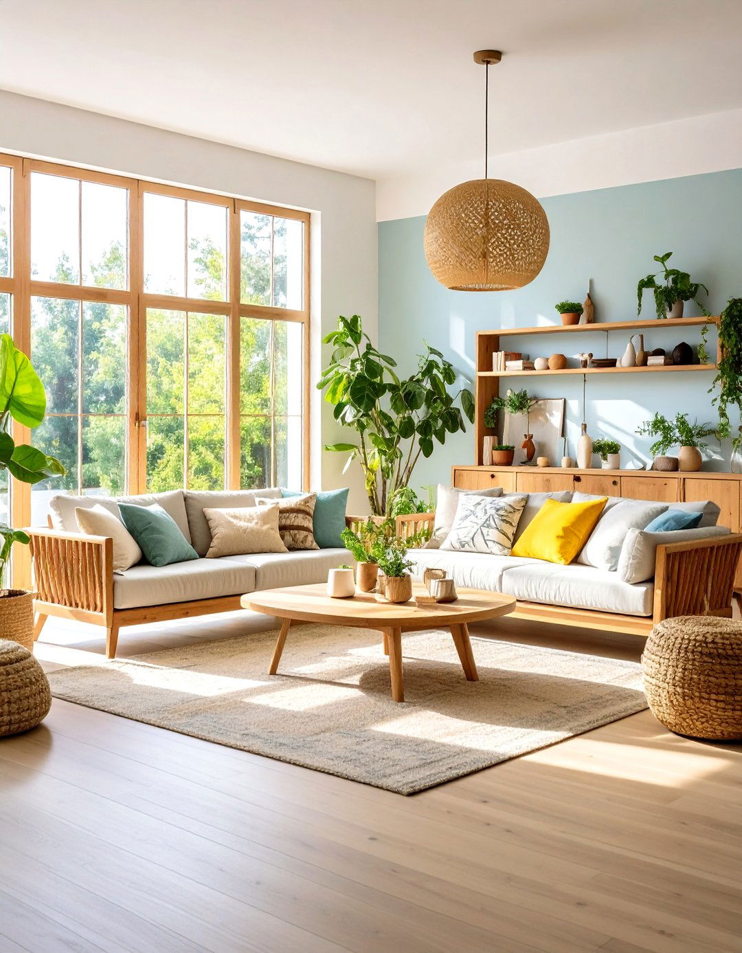 Sustainable Living Room Design with Eco Friendly Materials - 20 Living Room Design Ideas