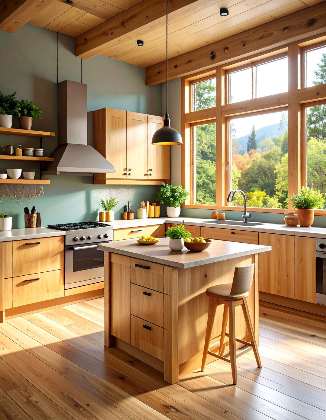 Sustainable Materials Future Proof an Eco Friendly Cabin Kitchen - 20 Cabin Kitchen Ideas