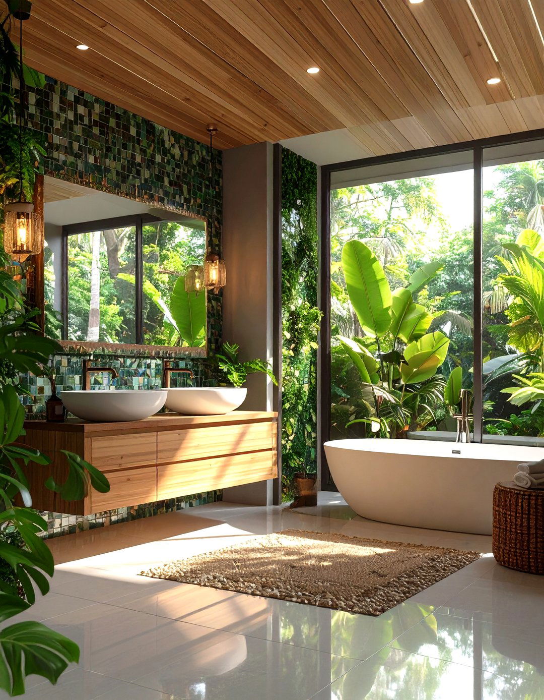 Sustainable Materials Redefine the Eco Friendly Ensuite Bathroom - 20 Ensuite Bathroom Ideas