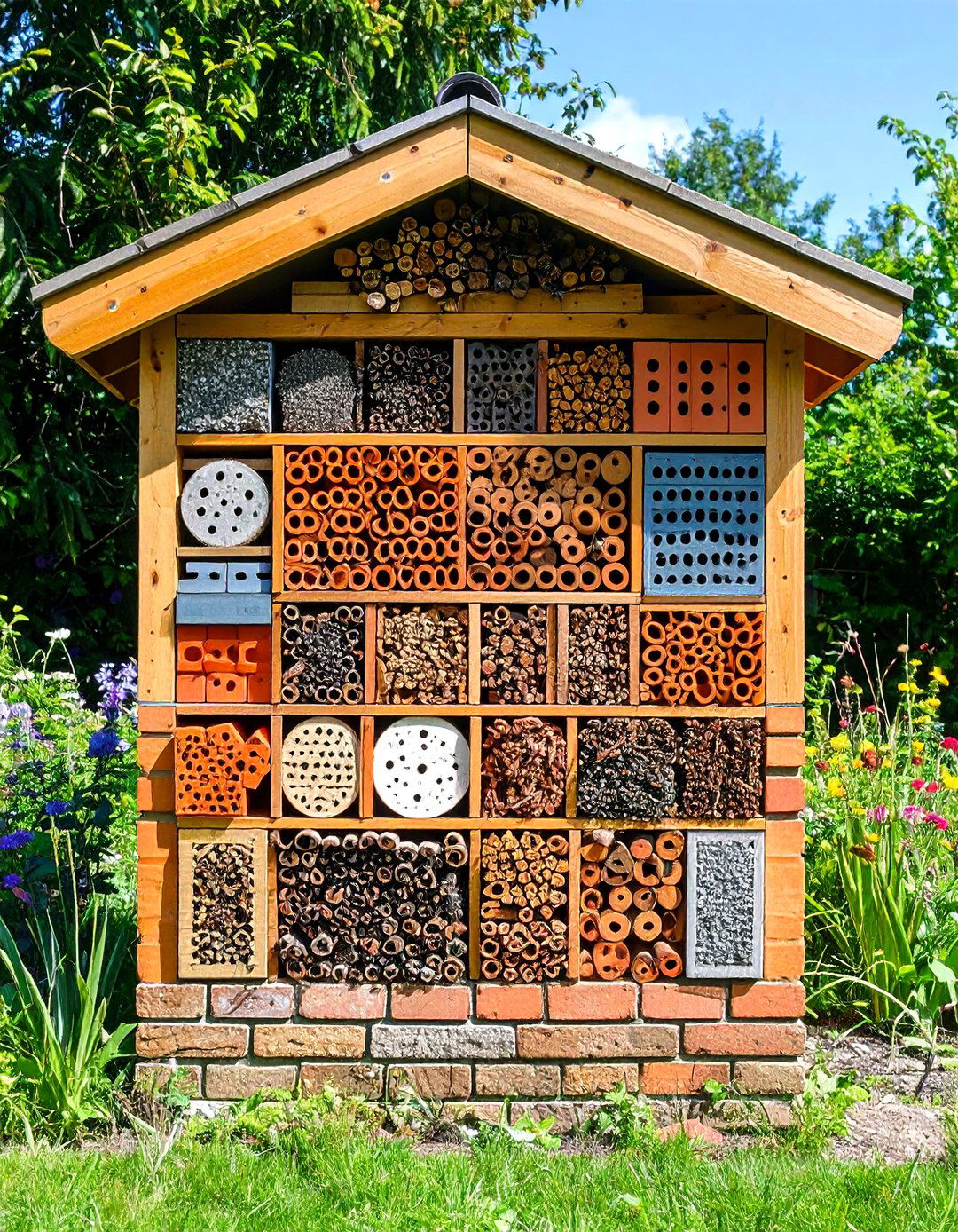 Sustainable Materials and Eco Friendly Walls - 20 Small Walled Garden Ideas