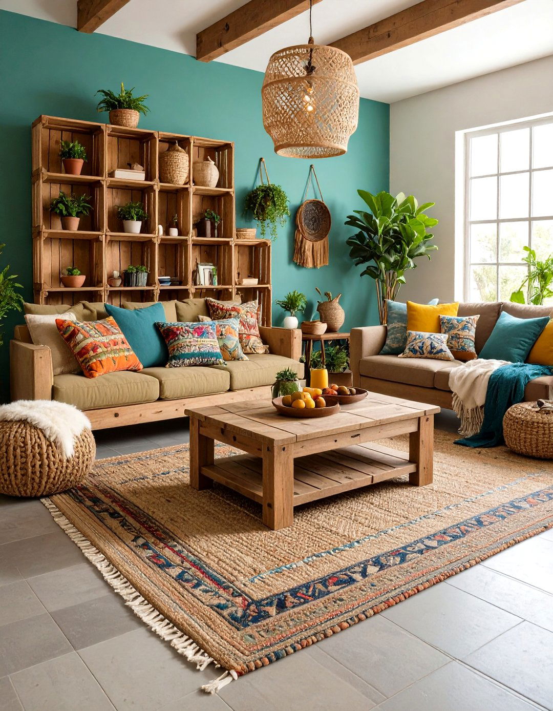 Sustainable Materials and Upcycled Finds - 20 Bohemian Interior Design Ideas