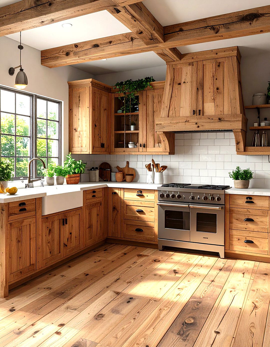 Sustainable Reclaimed Wood Cabinetry Adds Soul - 20 Dream Kitchen Ideas