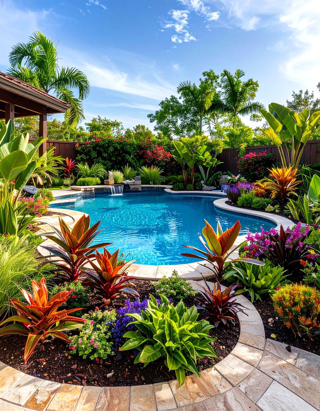 Sustainable Tropical Landscaping - 20 Tropical Pool Landscaping Ideas