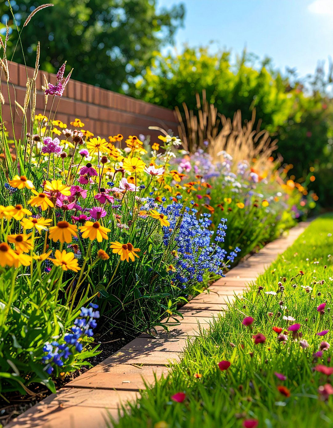 Swap Lawn for a Meadow Strip - 20 Boho Garden Ideas