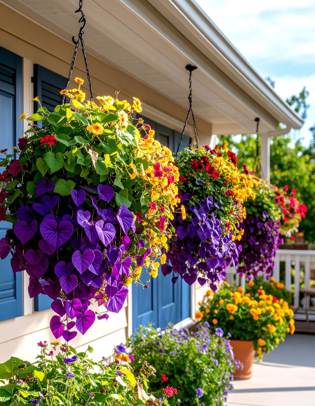 Sweet Potato Vine Outdoor Plants for Patio Trailing Appeal - 20 Outdoor Plants for Patio
