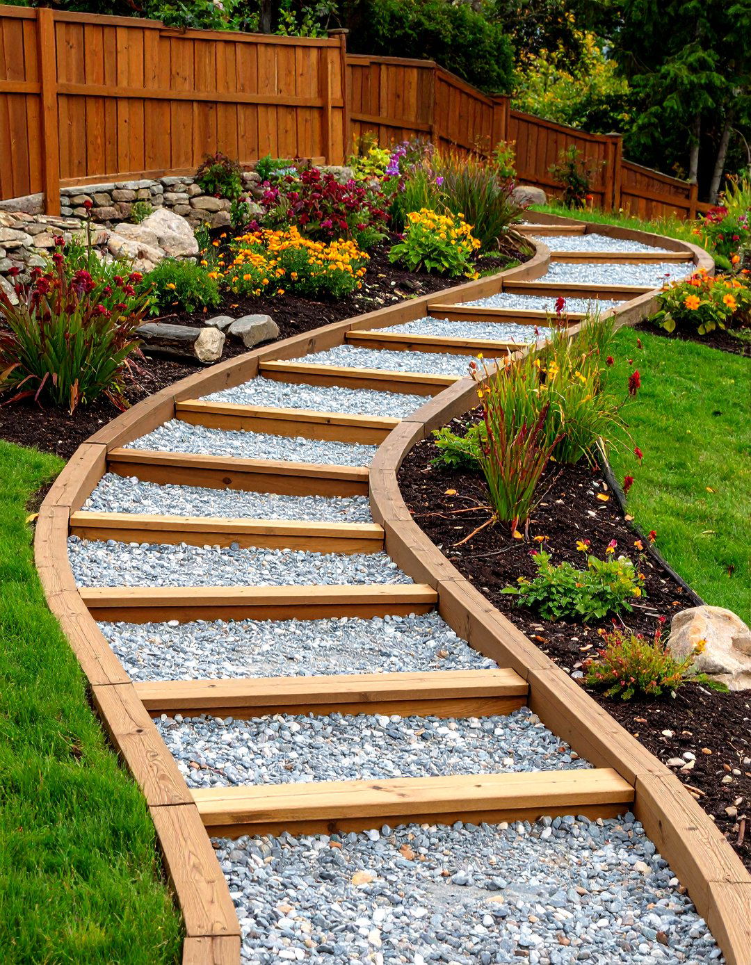 Switchback Path - 20 Sloped Walkway Ideas