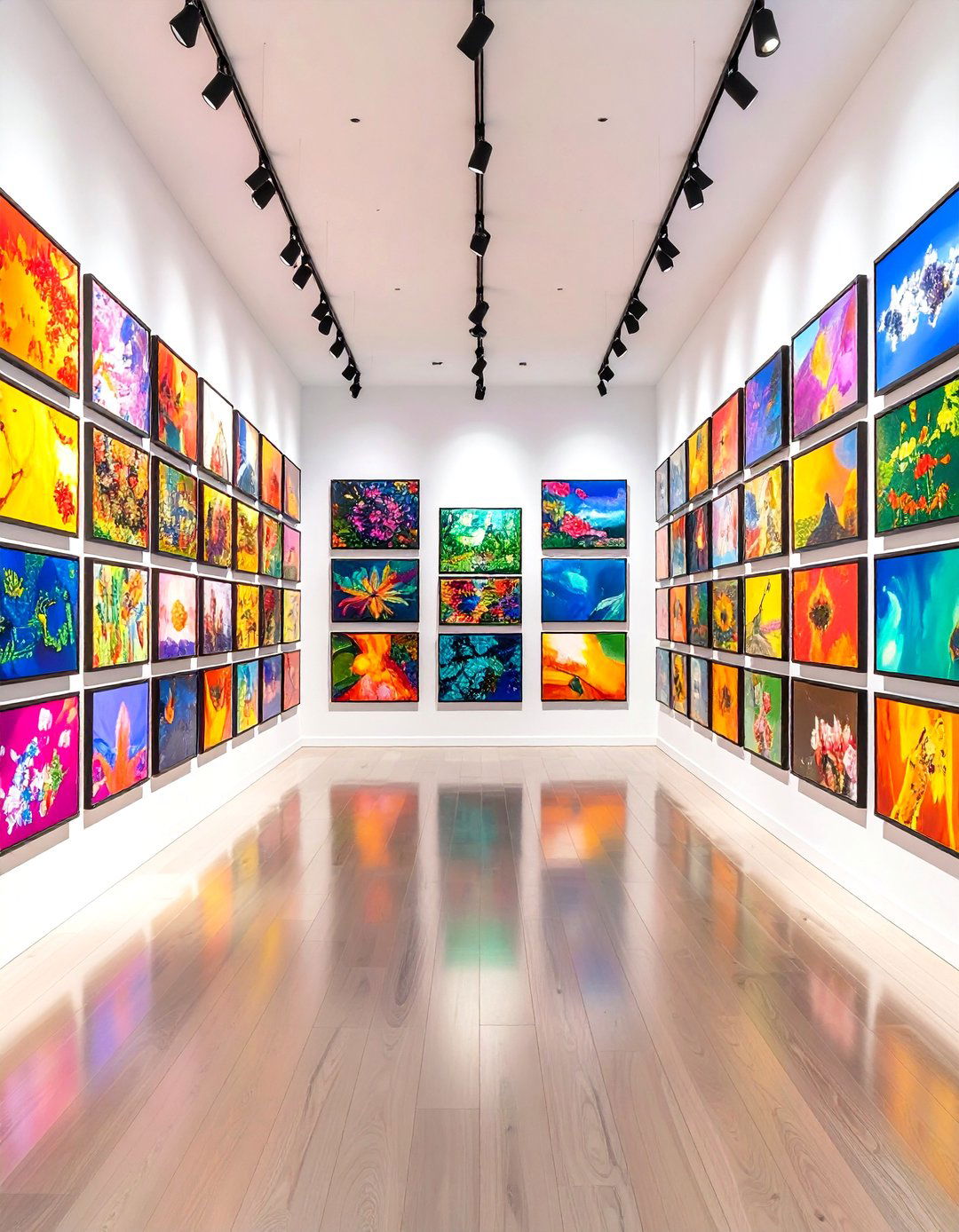 Symmetrical Gallery Wall - 20 Symmetrical Living Room Ideas