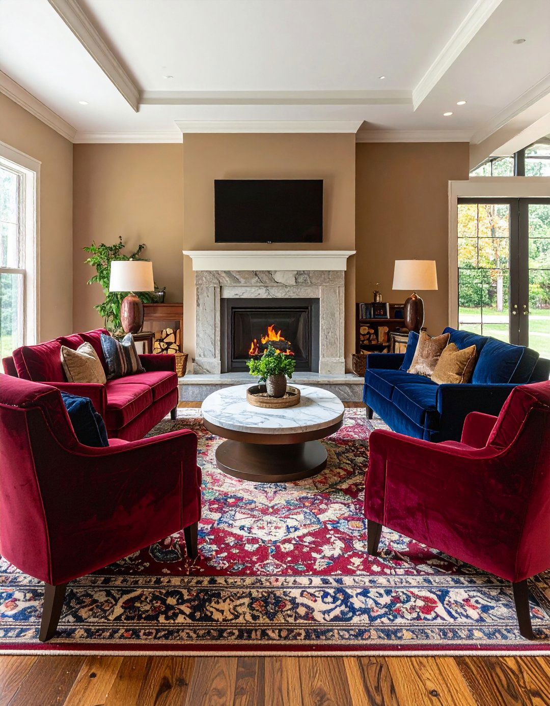 Symmetrical Seating Sets an Elegant Tone - 20 Formal Living Room Ideas