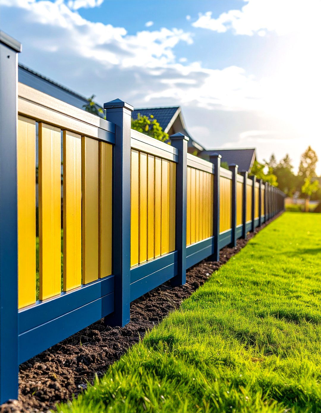 Synthetic Composite Farm Fence - 20 Farm Fence Ideas
