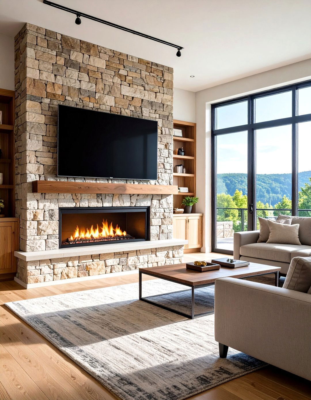 TV Above Fireplace Installation - 20 Tv Wall Ideas