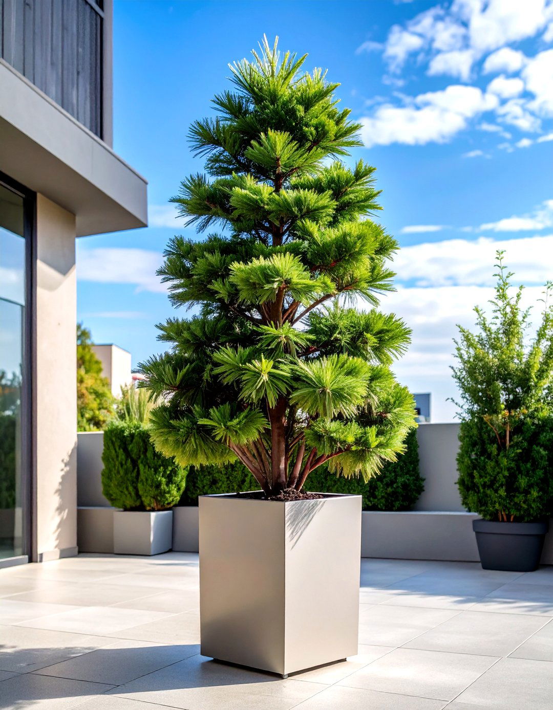 Tall Outdoor Plant Stand for Statement Plants - 20 Outdoor Plant Stand Ideas