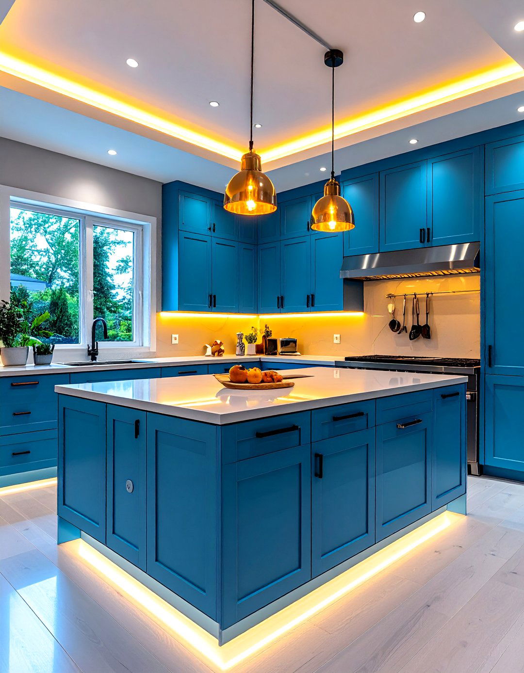 Task Focused Cabinet Lighting for Work Areas - 20 Cabinet Lighting Ideas